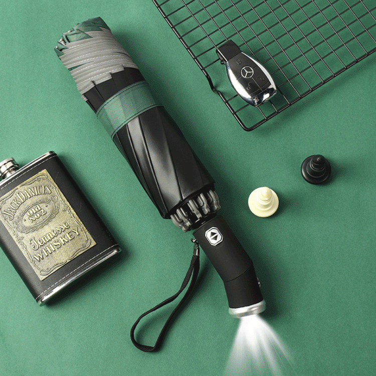 逆折り式自動開閉折り畳み傘