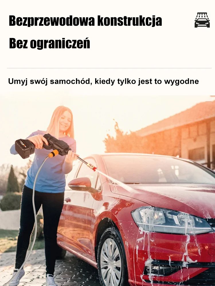 Niemiecki wysokociśnieniowy pistolet wodny bezprzewodowy