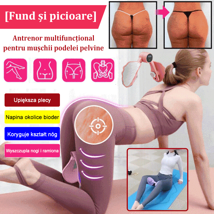 [Șold și picioare] Antrenor inteligent și reglabil pentru mușchii podelei pelvine