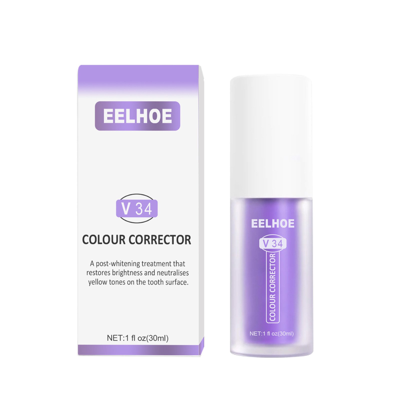 Hismile kleine lila Flasche essence Zahnpasta