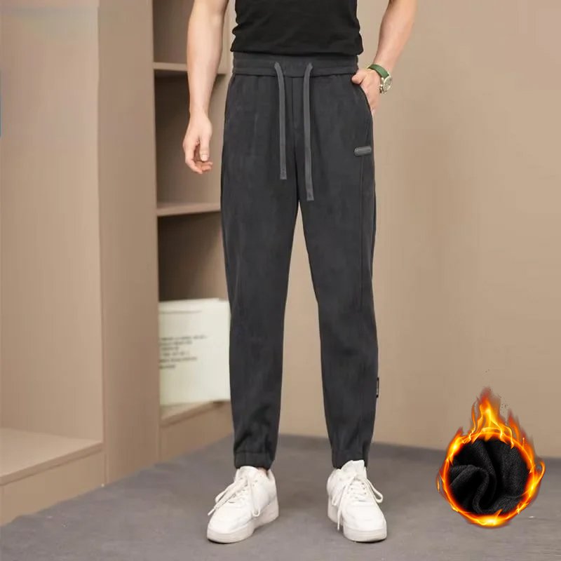 メンズ裏起毛ジョガーパンツ
