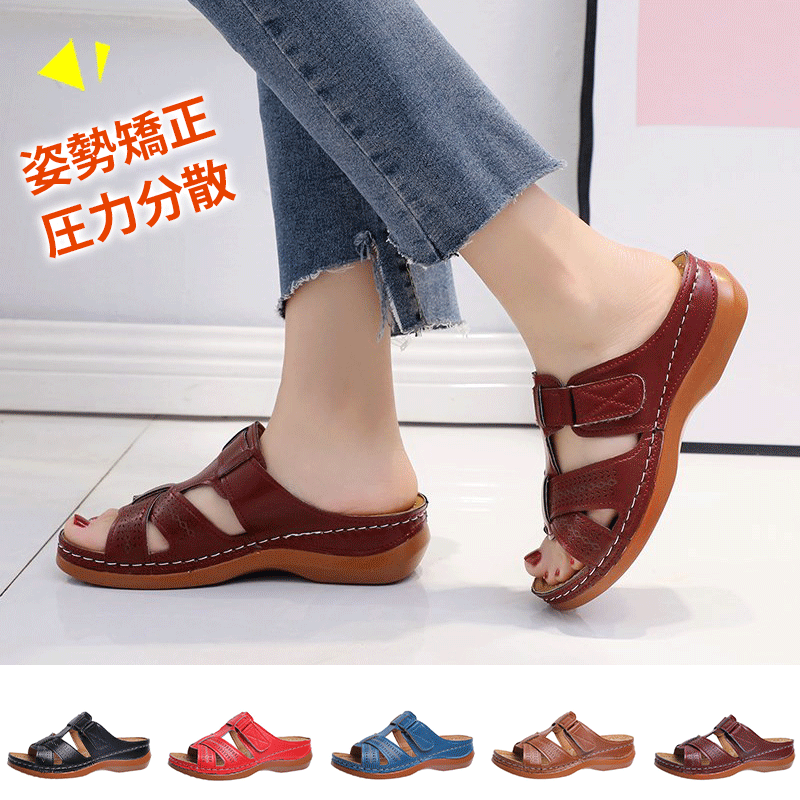 姿勢矯正厚底サンダル