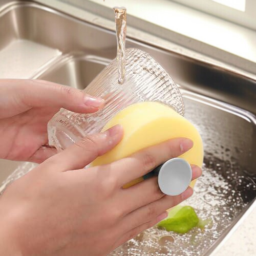 取り外し可能な台所用スポンジの全体画像