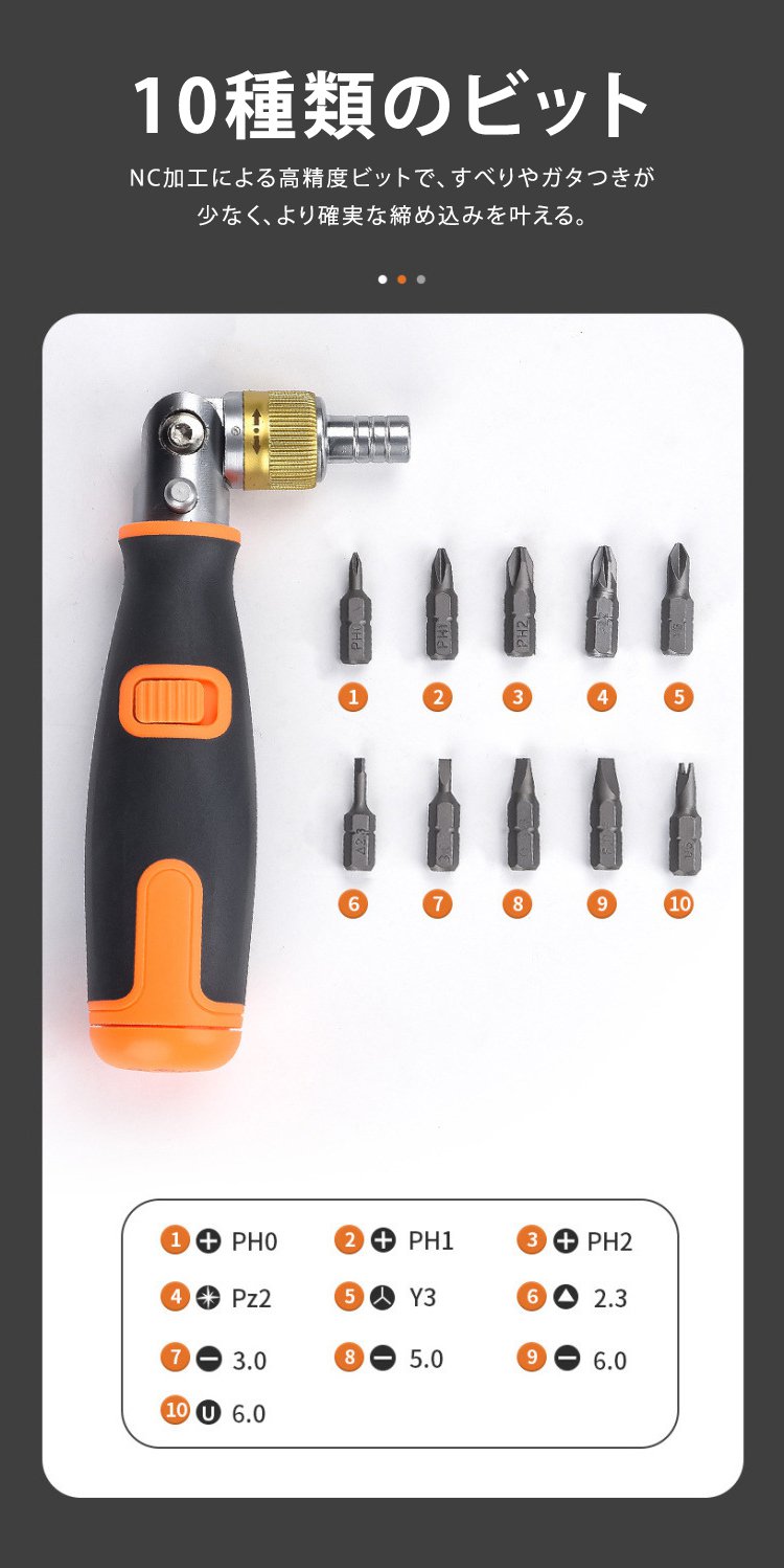 ラチェット機能を使用している様子