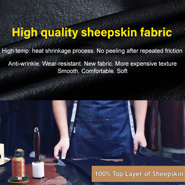 Stylish men's leather jacket