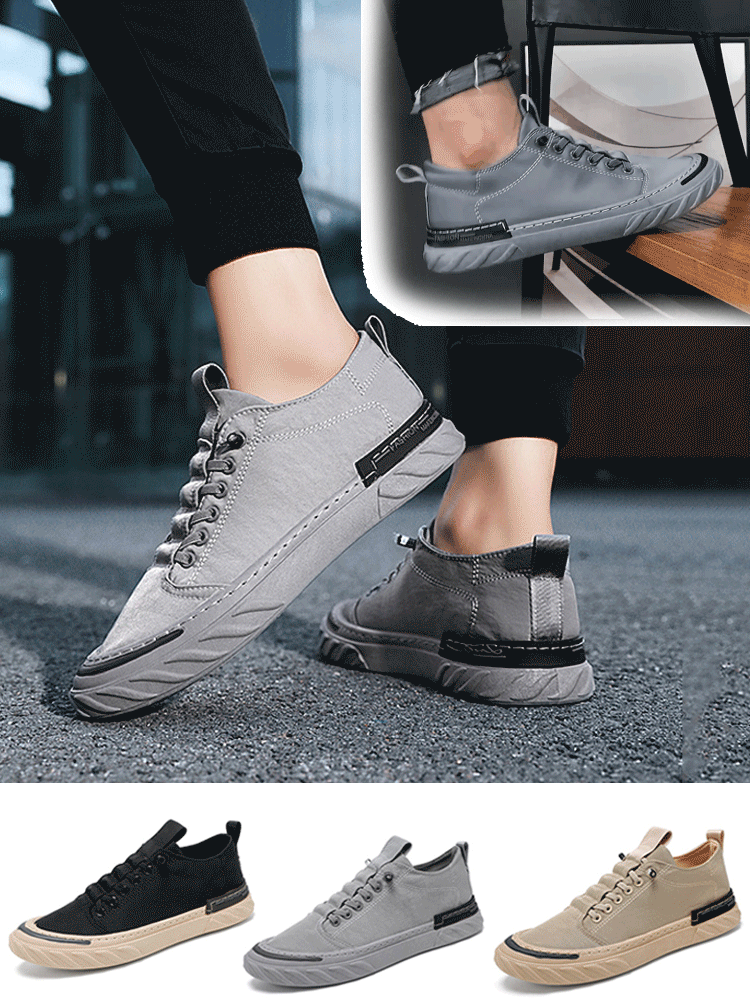 الحذاء الكاجوال البريطاني مع قماش المظلة