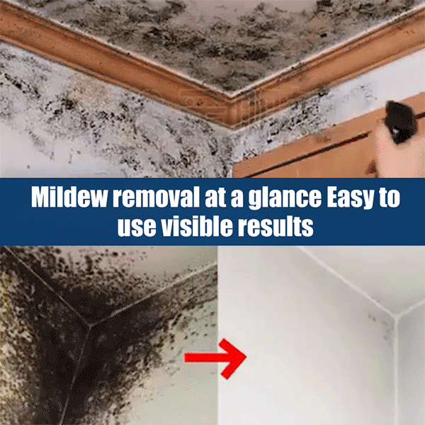 Bubble cleaning mold spray