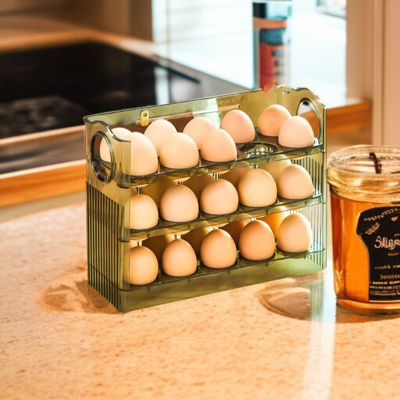 透明なPte素材を使用した卵ストレージ