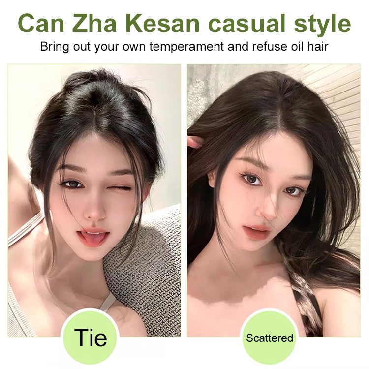 Partial bangs hair piece