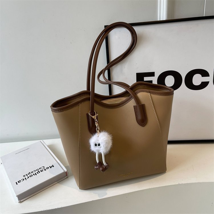 Large capacity vintage tote bag