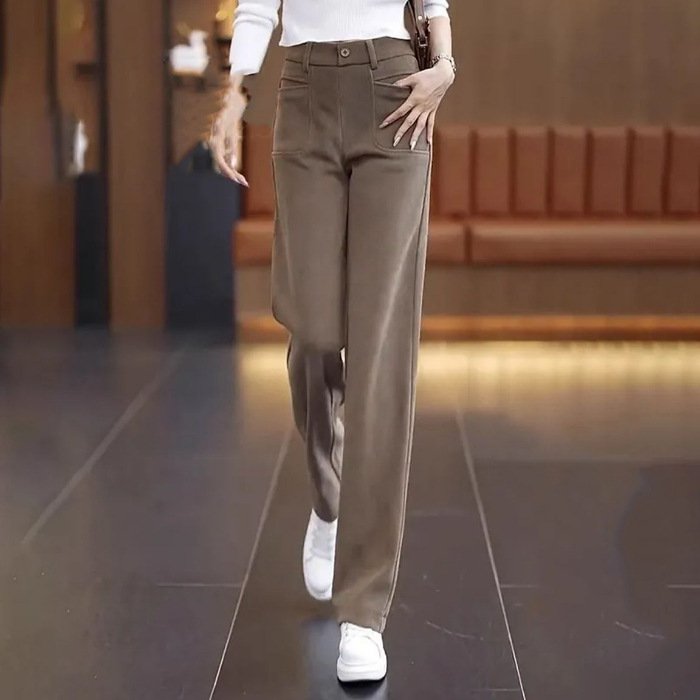 기모 하이웨스트 팬츠