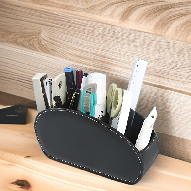 多機能収納ボックスでデスク整理