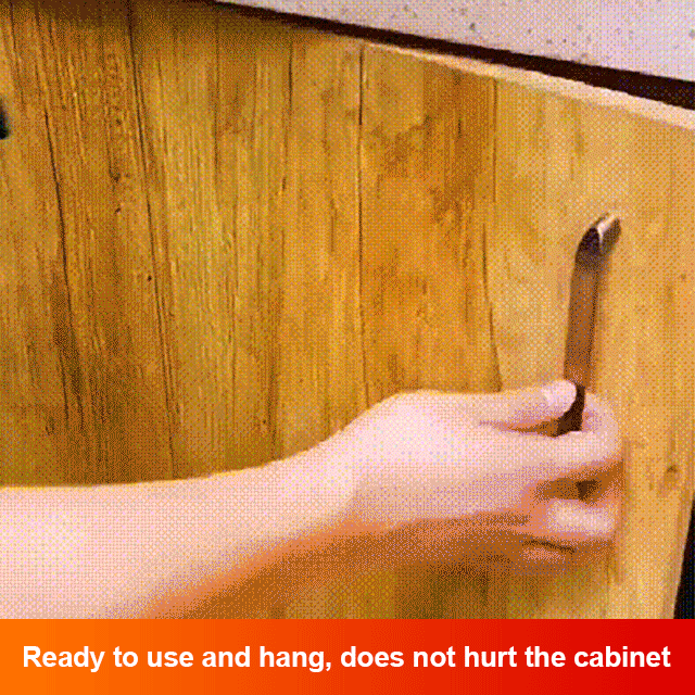 Hangable sliding lid trash can