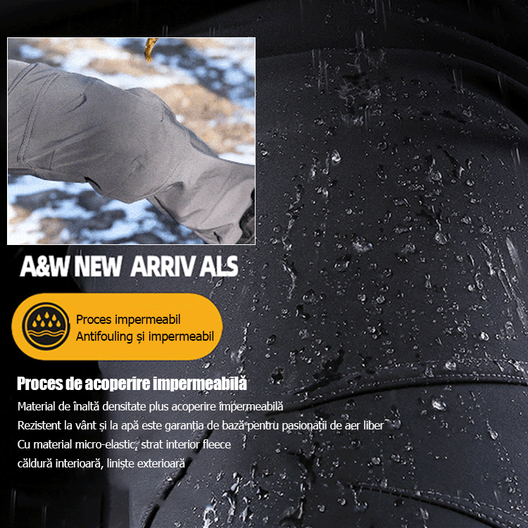 Pantaloni tactici elastici în aer liber