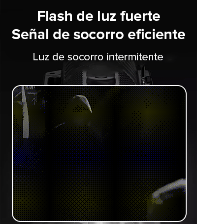 Linterna de autodefensa de doble arco