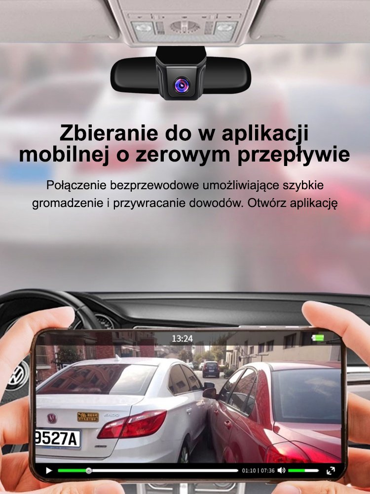 Ukryty rejestrator samochodowy USB