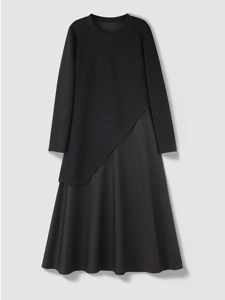 着痩せロングワンピース