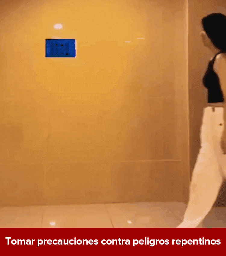 Linterna de autodefensa de doble arco