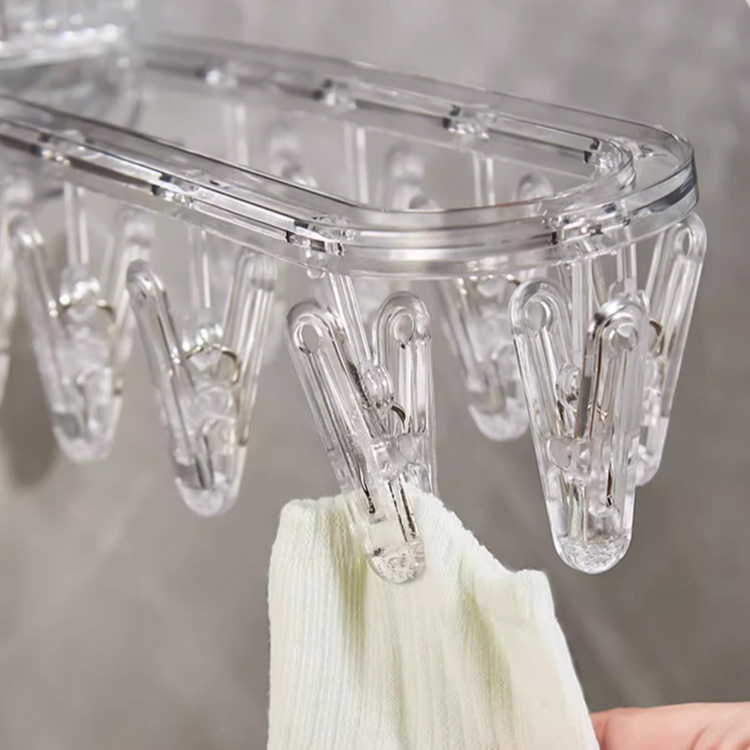 折りたたみ式壁掛けクリップハンガー