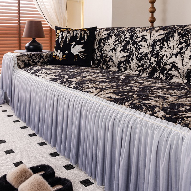 スカート付き滑り止め座布団