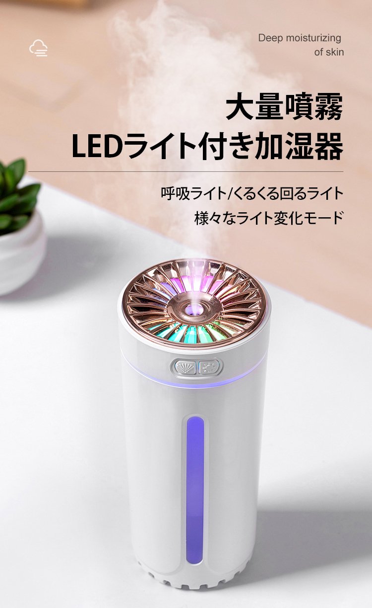 多機能加湿器の正面写真