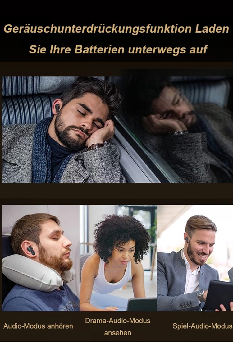 Vollfarb-Display Smart Active Noise Cancelling Bluetooth-Kopfhörer