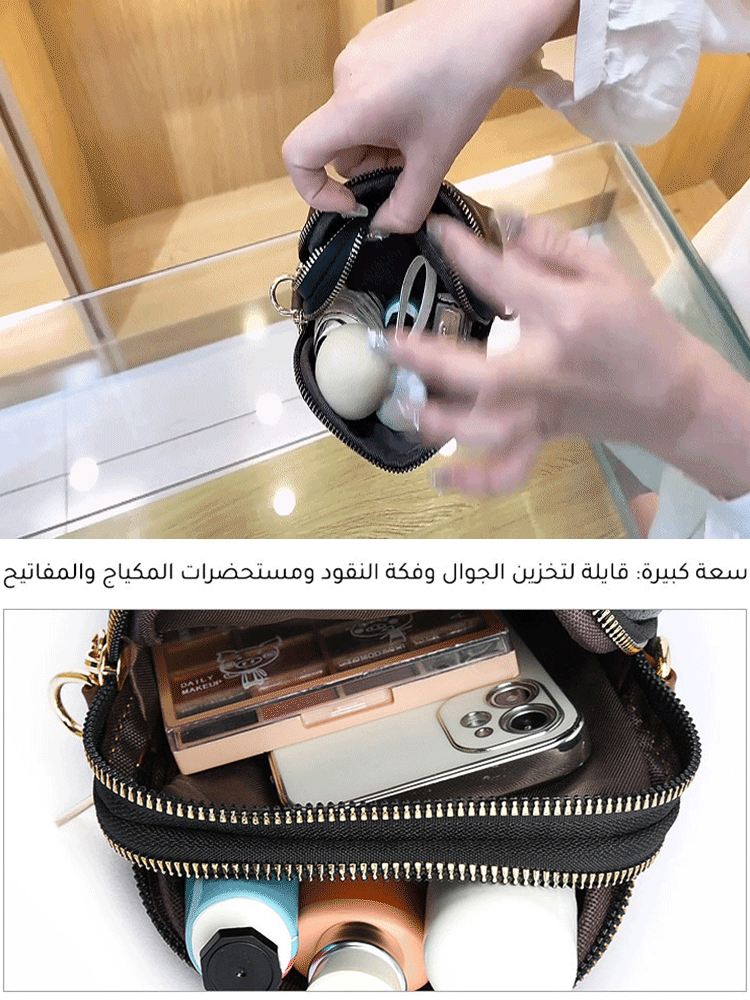 حقيبة عصرية مربعة بنمط ليتشي من ماركة ايطالية