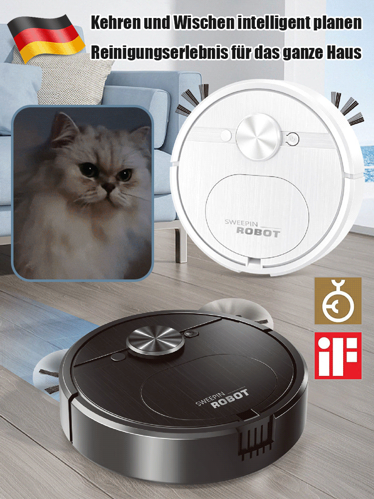 Leistungsstarker Haarstaubsauger mit Akkulaufzeit