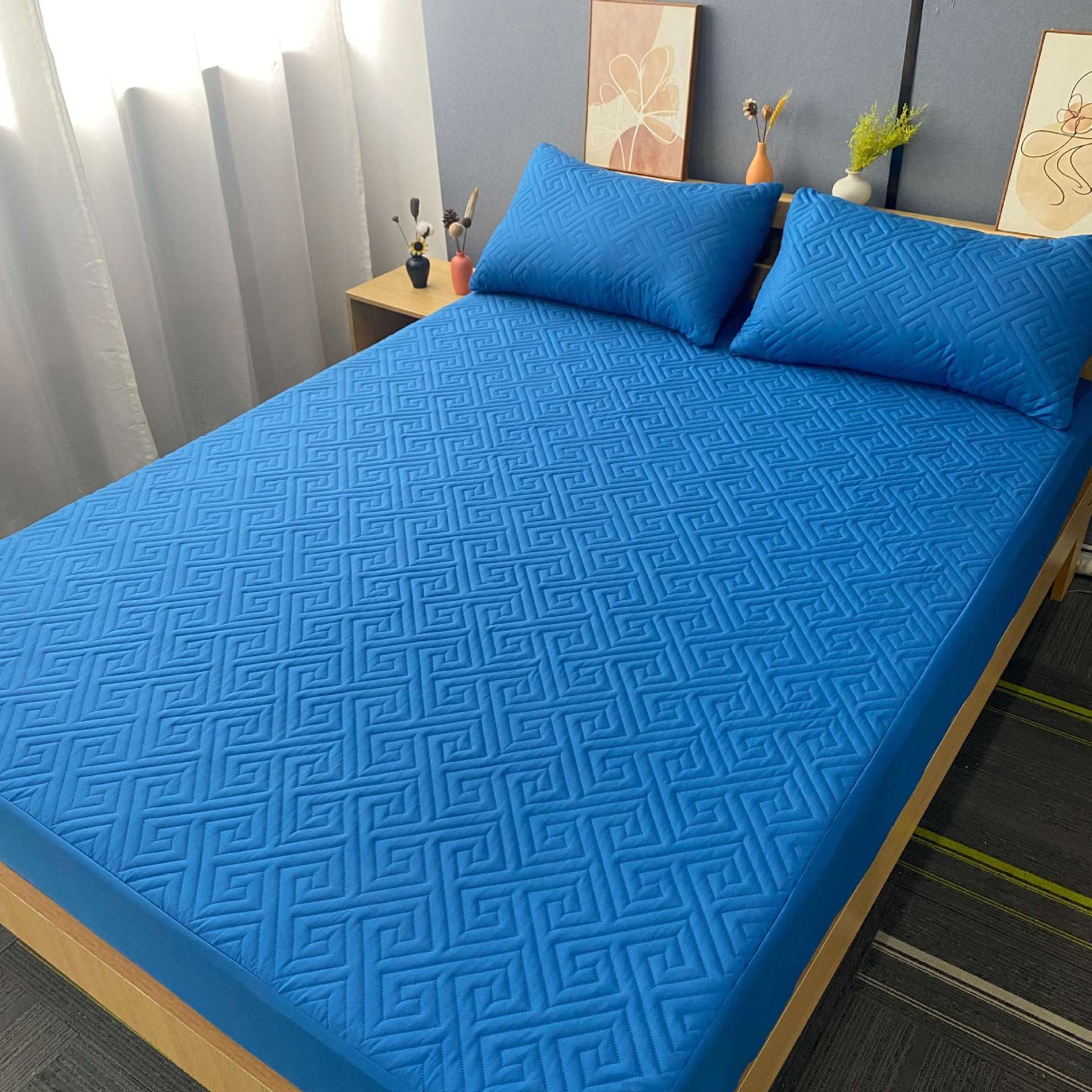 防水ボックスシーツ&枕カバー3点セット