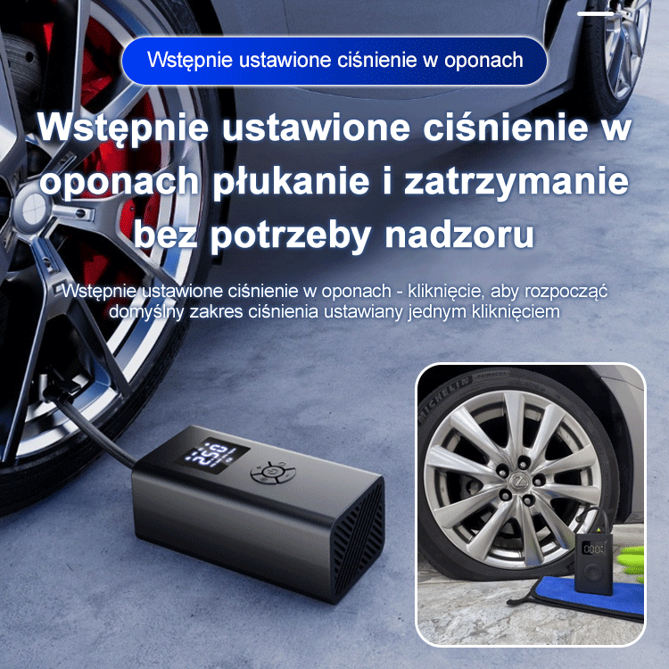 Cyfrowa pompka samochodowa Mijia