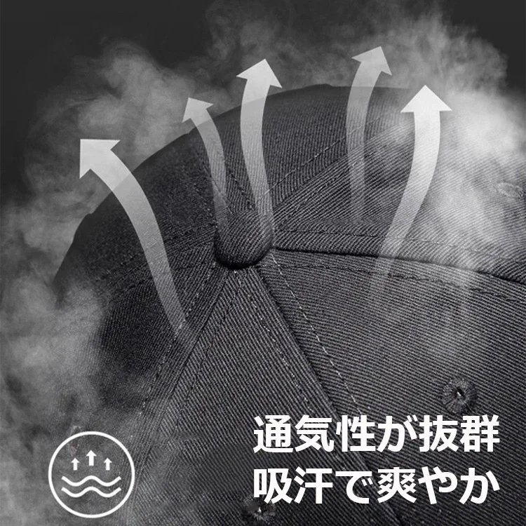 春夏アウトドアのポロキャップ