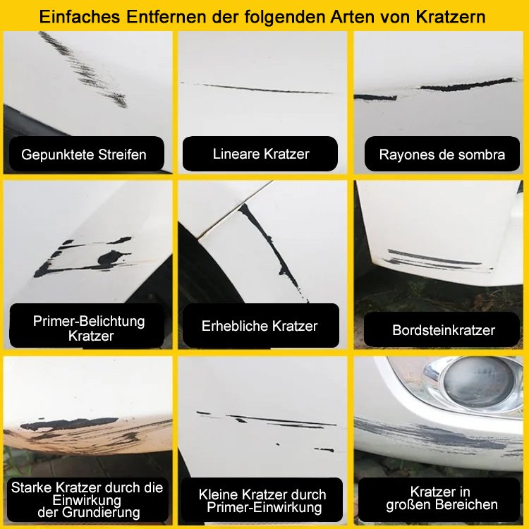 3 Sekunden Reparatur【2024 überarbeitete Version】Autolack-Reparatur-Kratzerspray