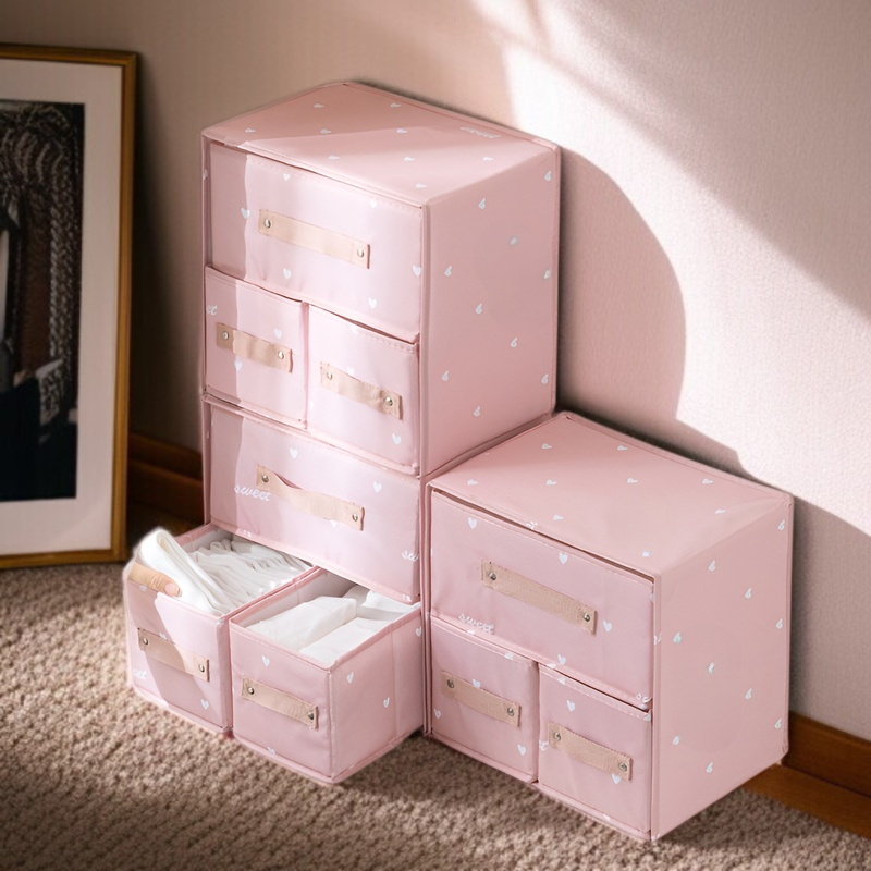 引き出し式衣類収納ボックスの全体画像