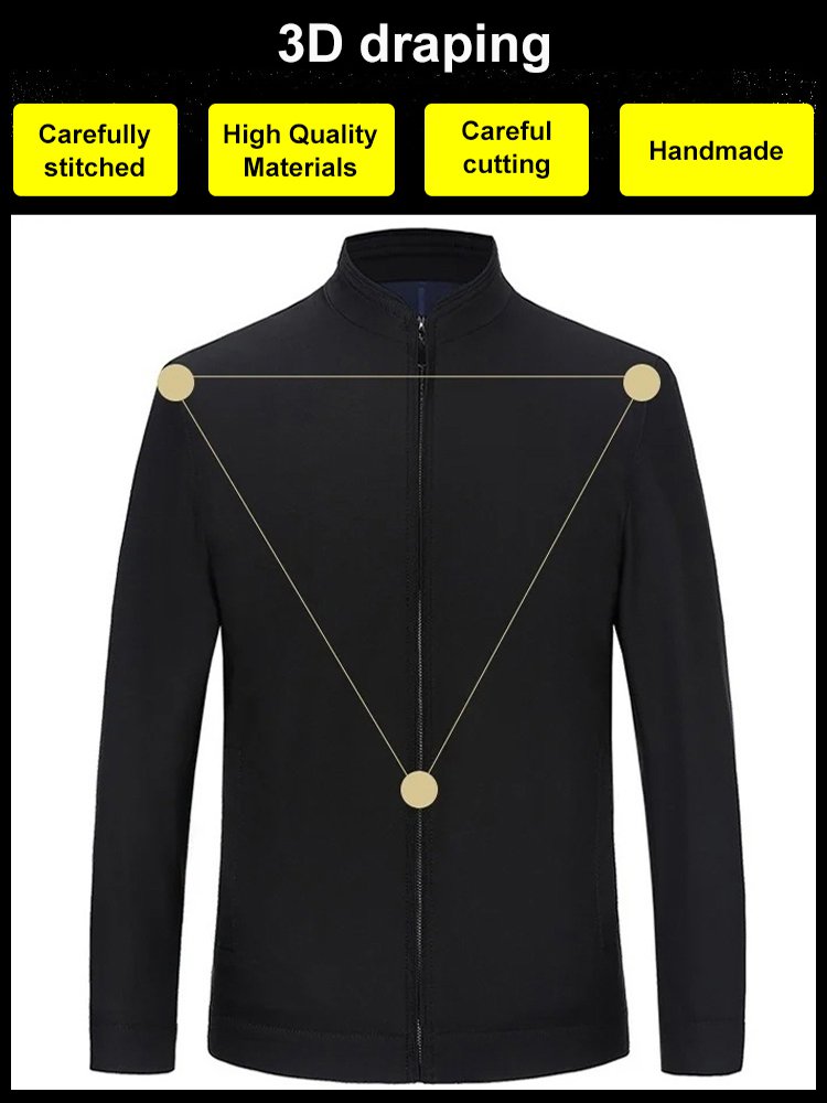 Men's Executive Jacket with Lapel Lapel