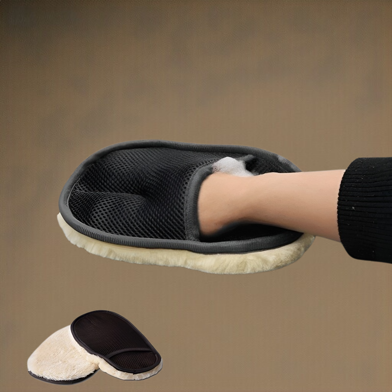 자동차 융털 세차장갑 제품 사진