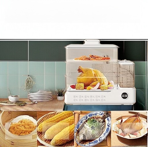 省エネ設計の家庭用蒸し器