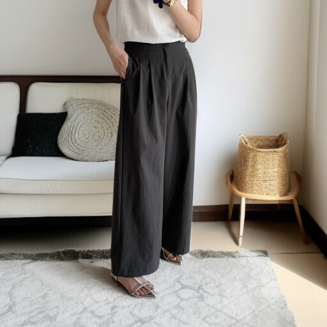 여성용 일자 팬츠 편안한 착용감