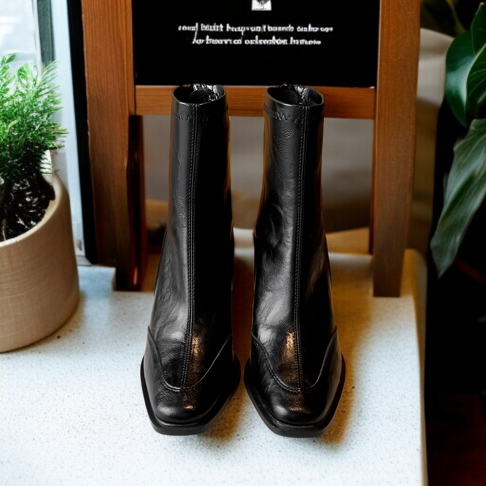 履き心地抜群のストレッチスリムブーツ詳細画像