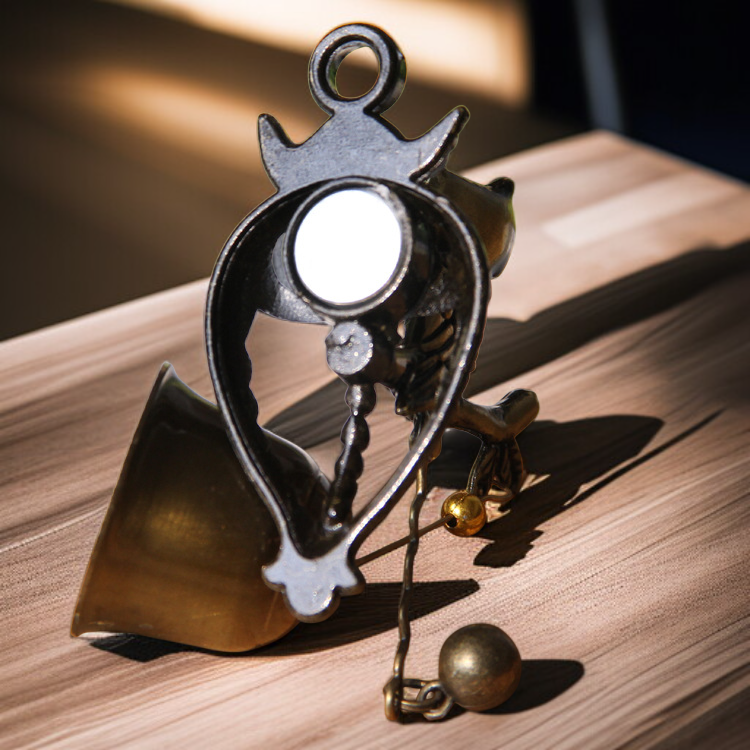 鐵藝復古門鈴掛牆設計