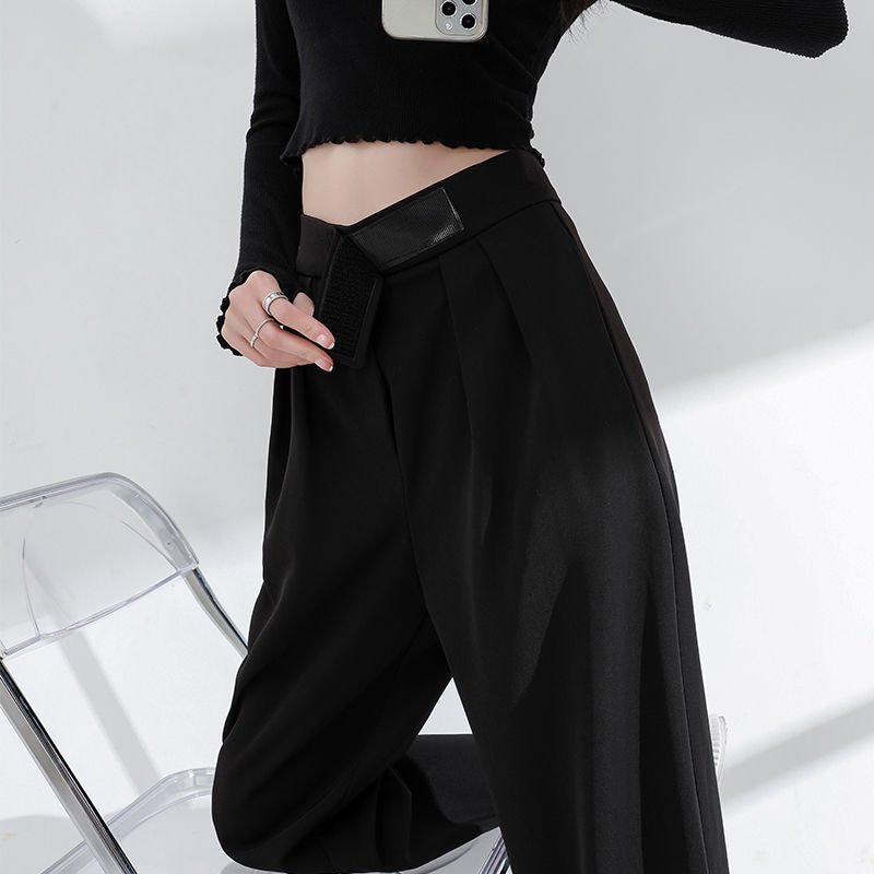 【ワイドパンツ】シルエットがとても綺麗なドレープパンツ