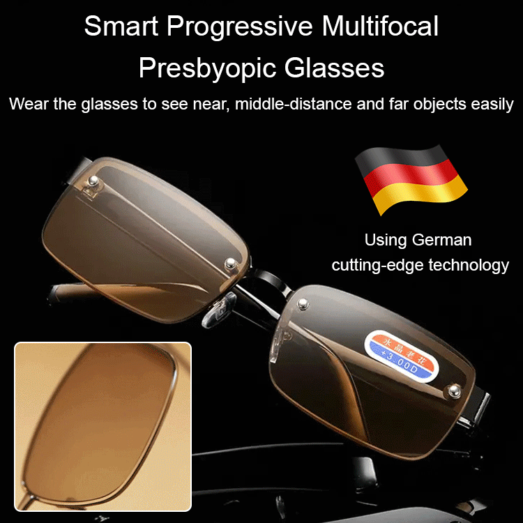 Intelligent zoom color changing glasses