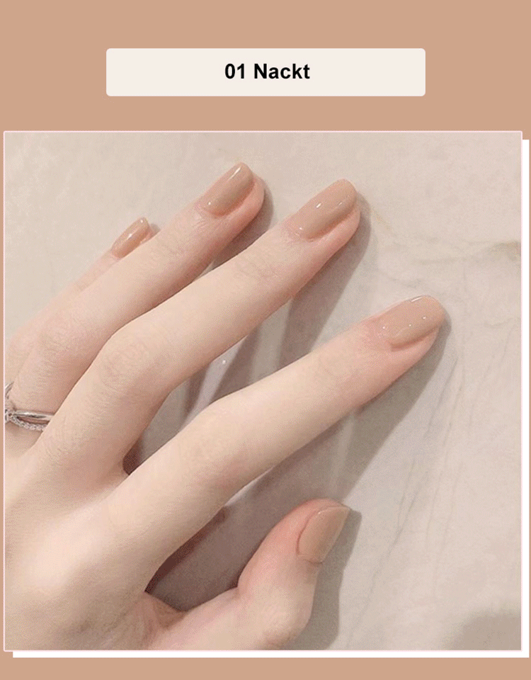 Nicht brennbarer, reißfester Nagellack auf Wasserbasis, gesunde und natürliche Farbe