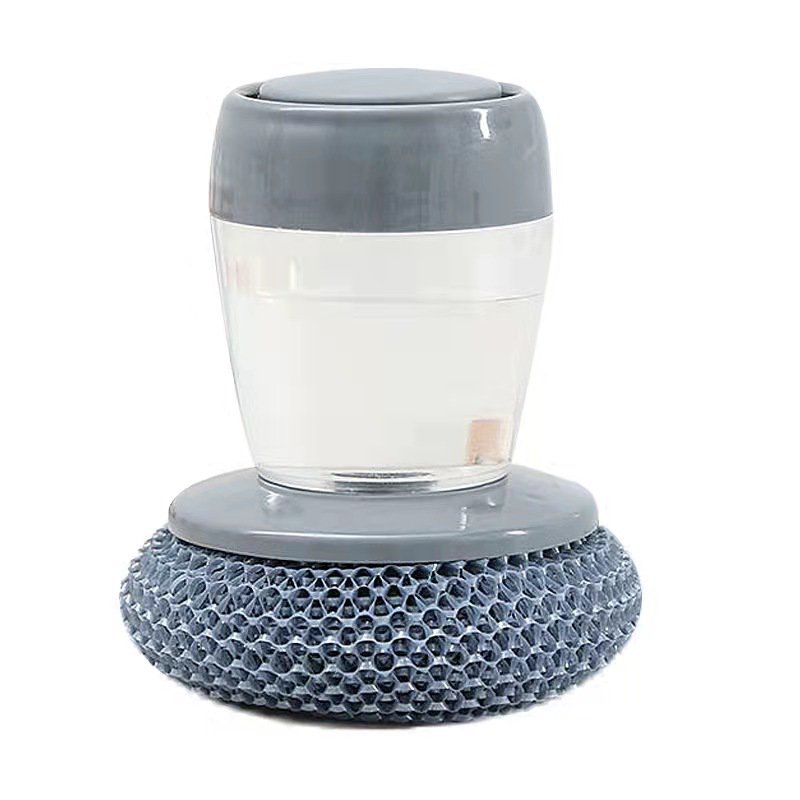 Dish brush with soap dispenser