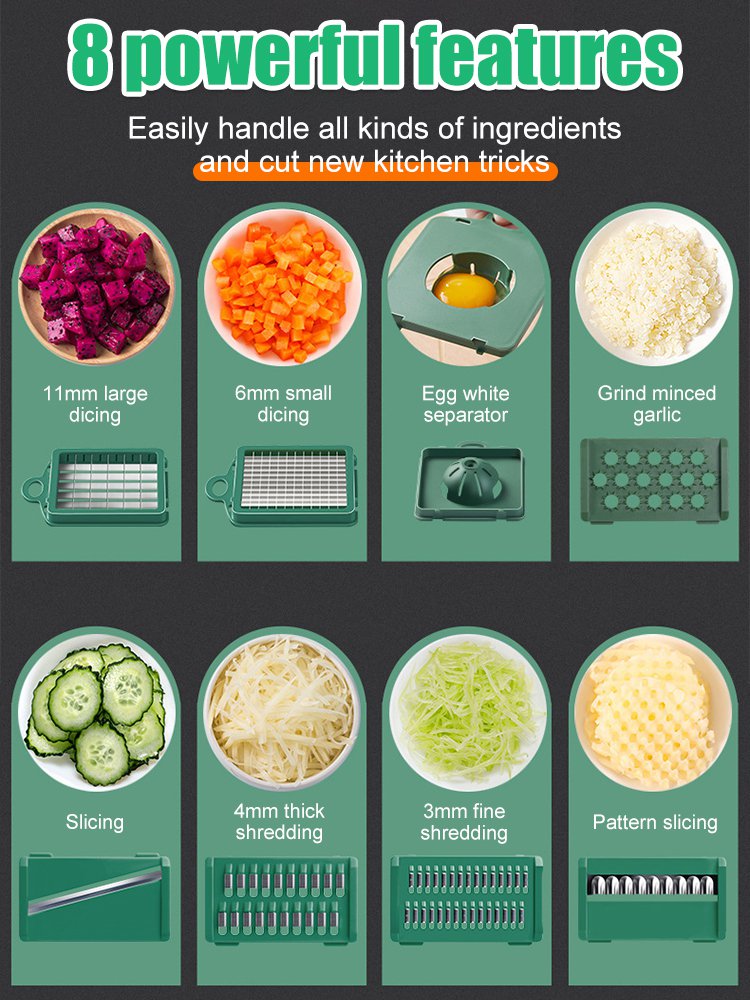 Multifunctional and multi-specification vegetable cutter