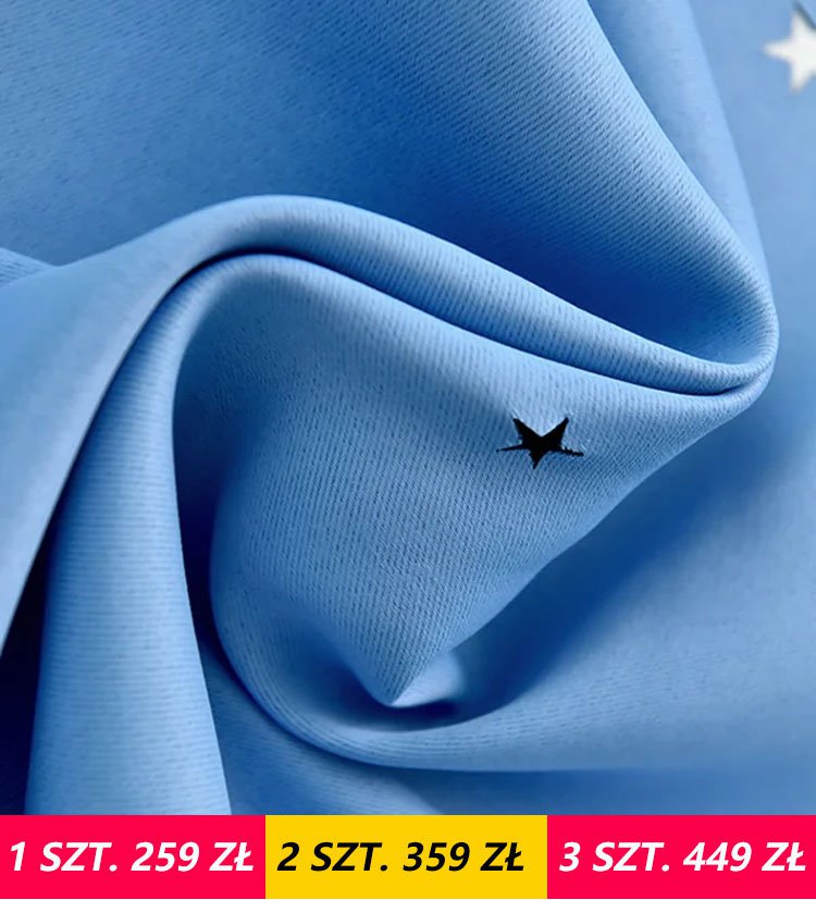 Zasłony zaciemniające bez rzepów