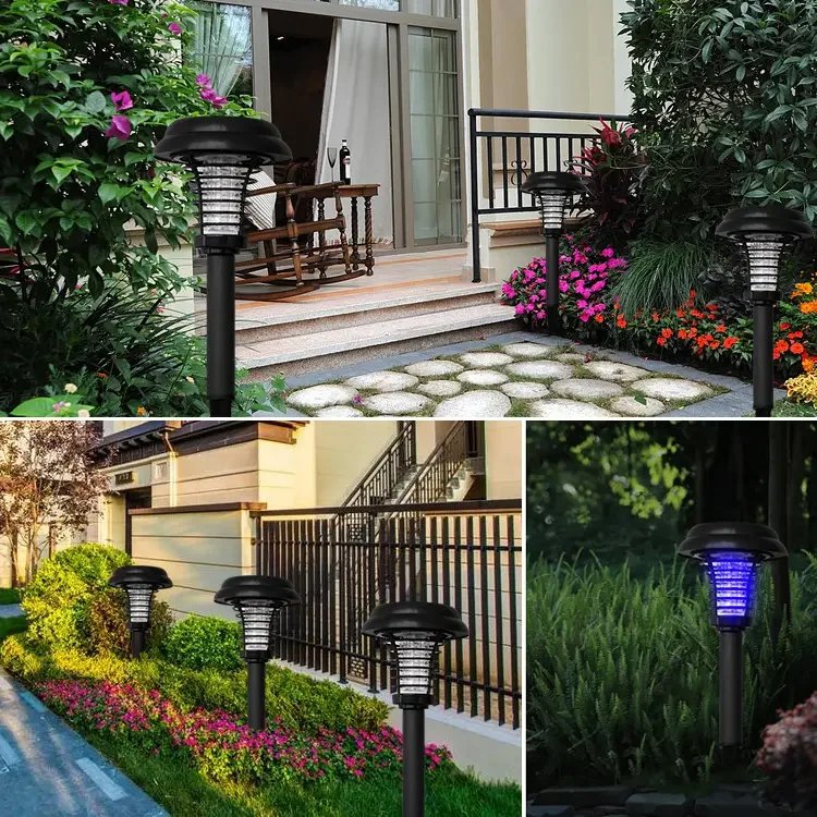  【강남구 부자 동네 별장 동일 제품】태양광 스마트 조명 해충 퇴치 램프