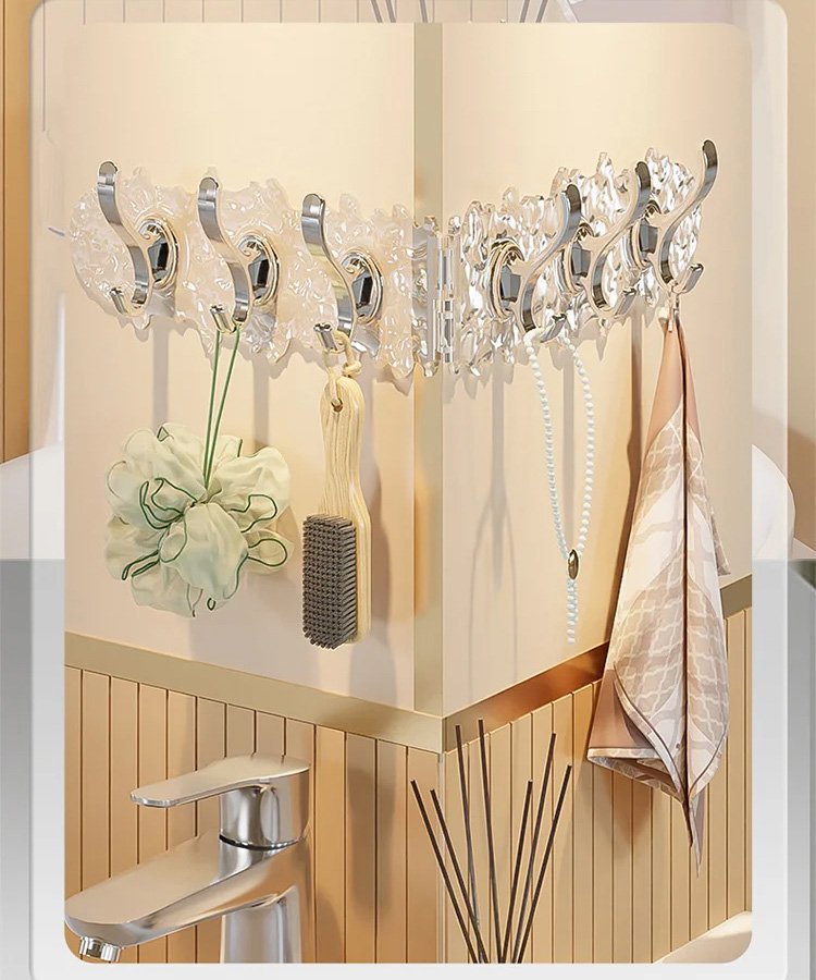 アクリル6連フック