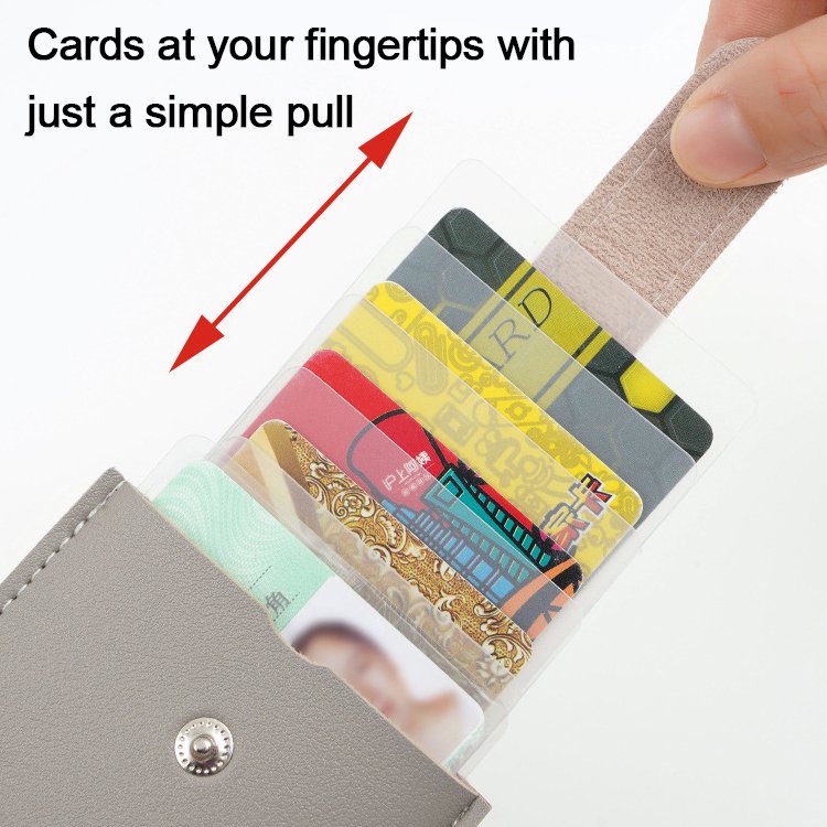 【Grab Two Free】Ultra-Secure Anti-Magnetic Anti-Theft Pull-Out Style Sleek Multi-Slot Card Holder
