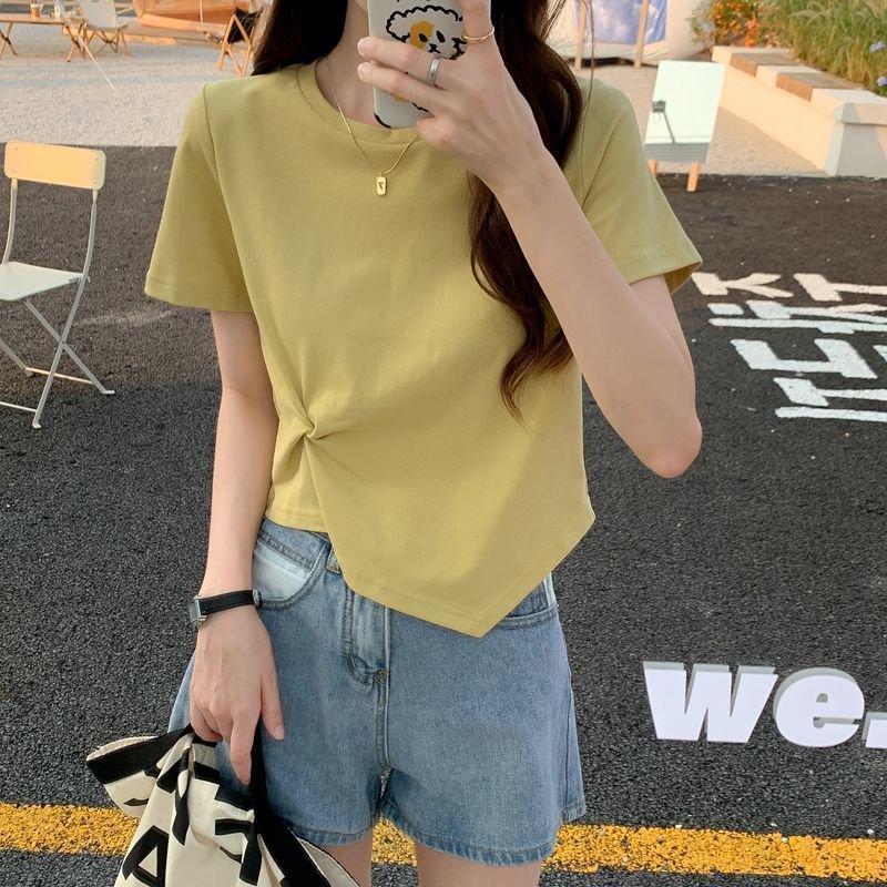 Irregular Twisted T-shirt