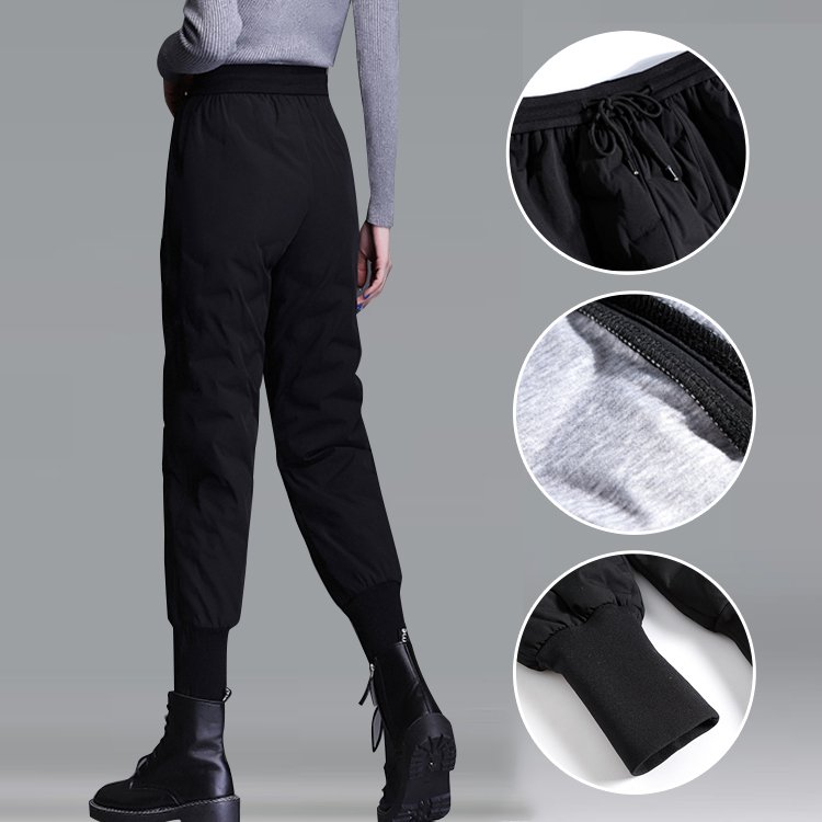 軽量でカジュアルなダウンパンツ